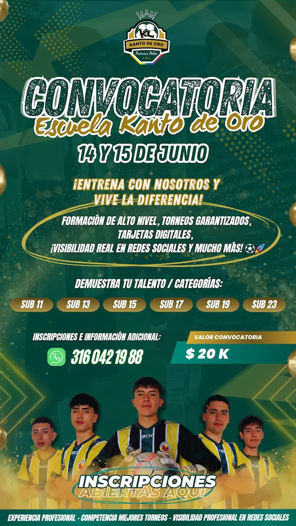 Inscripcion Escuela Kanto de Oro